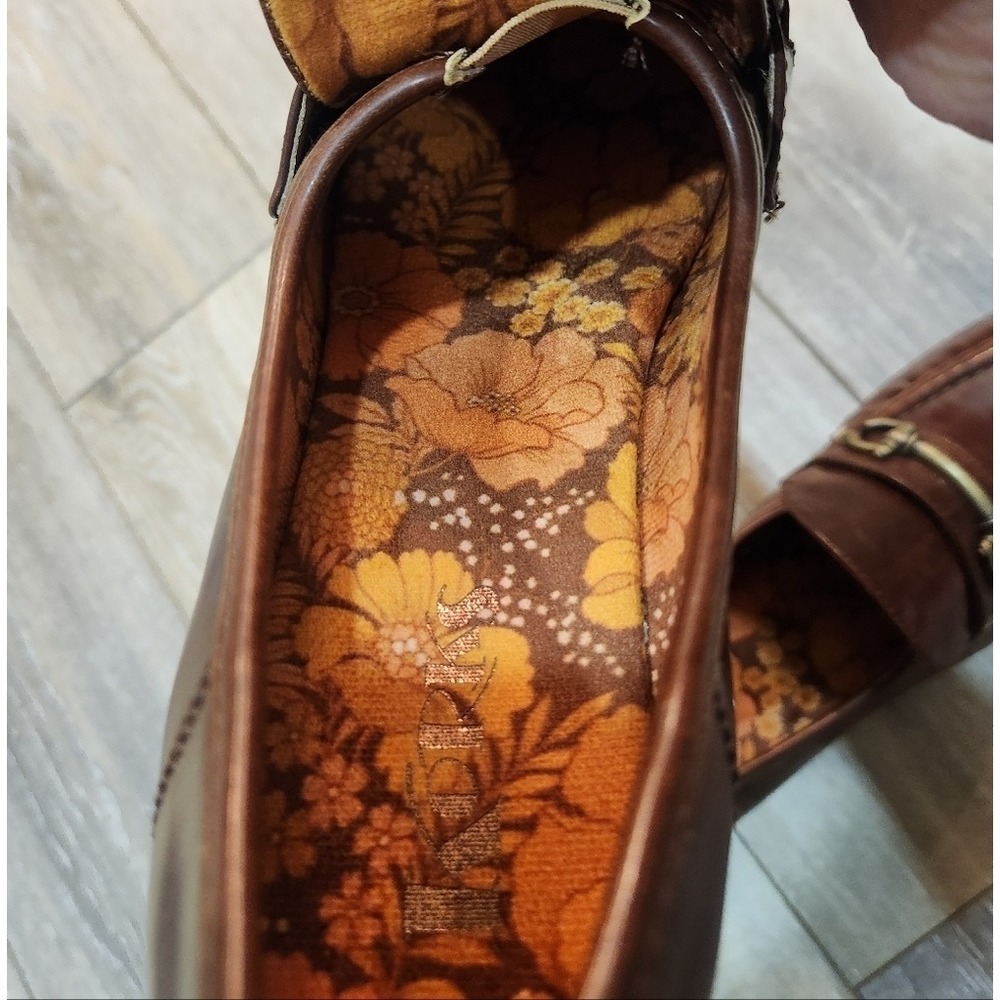 Korks Womans Florence Brown Leather Loafers Size 11 - Picture 7 of 9